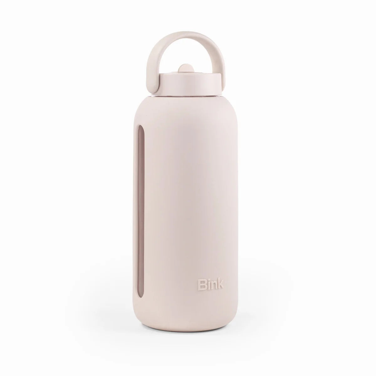 Hellrosa Wasserflasche mit Griff für den Big Bottle 1 l