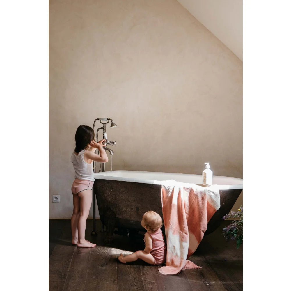 Vintage Badewanne mit Kindern, geeignet für Body und Haar Waschgelle 500ml