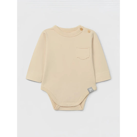 Snug Body mit Brusttasche in Beige – Ansicht 1