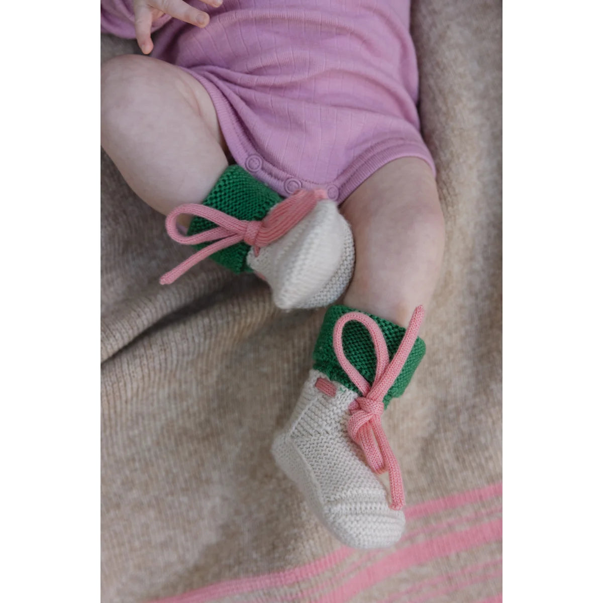 Booties | Cream + Grass