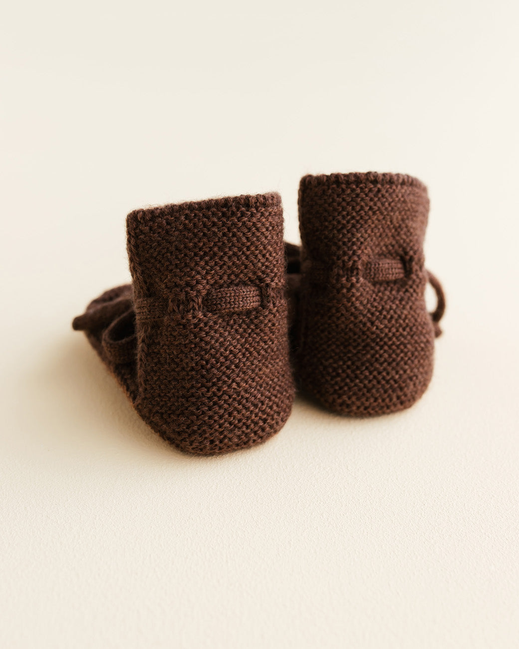 Hvid Booties | Dark Brown - Finken