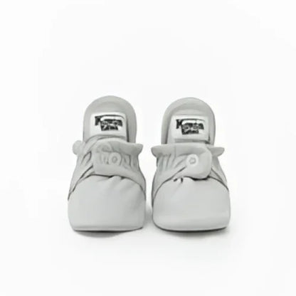 Kings & rebels Booties Gamuza Classic weiß mit perfekter Passform