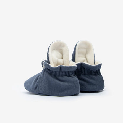 Kings & Rebels Booties Gamuza Classic Night Blue, Paar mit Druckknopfverschluss