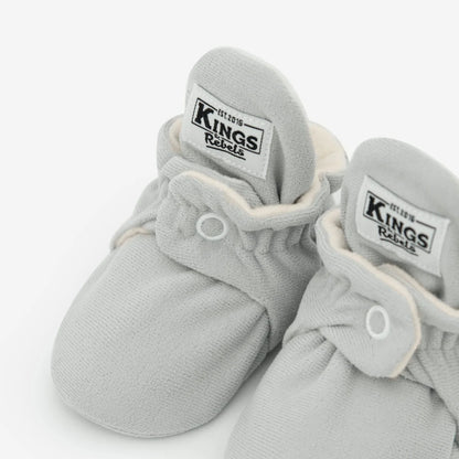 Kings & rebels Booties Gamuza Gripper Grau 12-18 Monate, weiche graue Gamuza