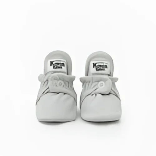 Weiße Kings & Rebels Booties Gamuza Gripper 12-18 Monate mit Gamuza und Logo