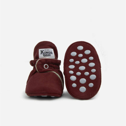 Kings & Rebels Booties Gamuza Gripper Cranberry, Seitenansicht