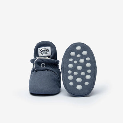 Kings & Rebels Booties Gamuza Gripper Night Blue, Markenlabel