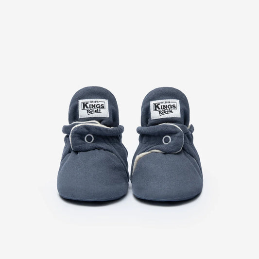 Kings & Rebels Booties Gamuza Gripper Night Blue, Paar mit rutschfester Sohle