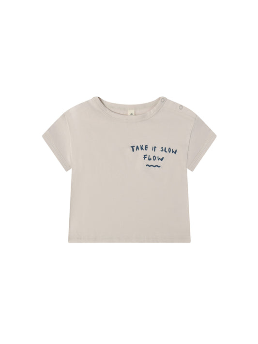 Boxy T - shirt | Take it slow Flow - Pullover
