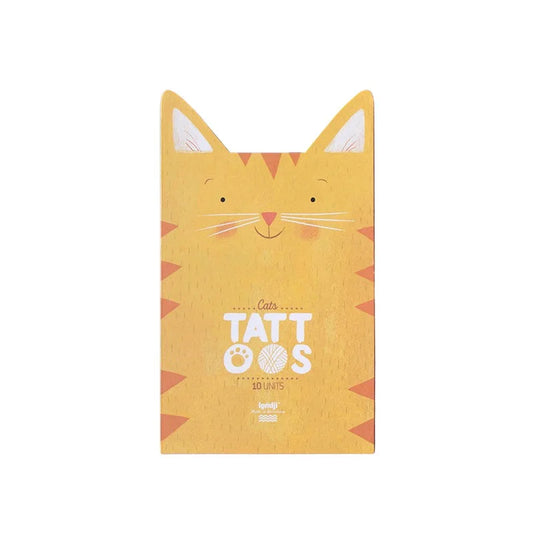 Orange Katze Form temporäre Tattoo Set für coole Cats Tattoos Designs