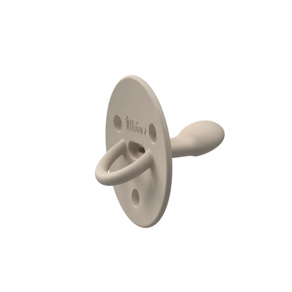 ChooChoo Schnuller 0-6 Monate Sand: cremeweißer mée Silikon-Schnuller