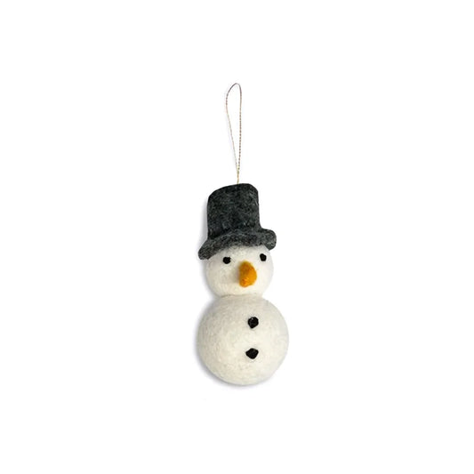 Gamcha Christbaumanhänger Schneemann