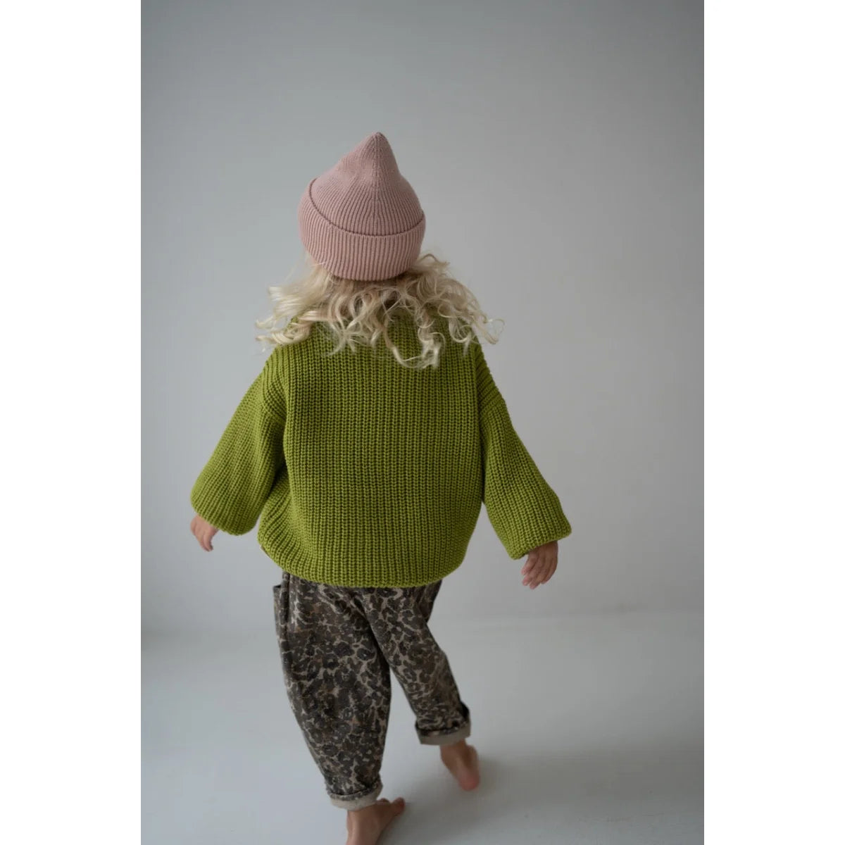 romi. Chunky Knit Sweater en Matcha