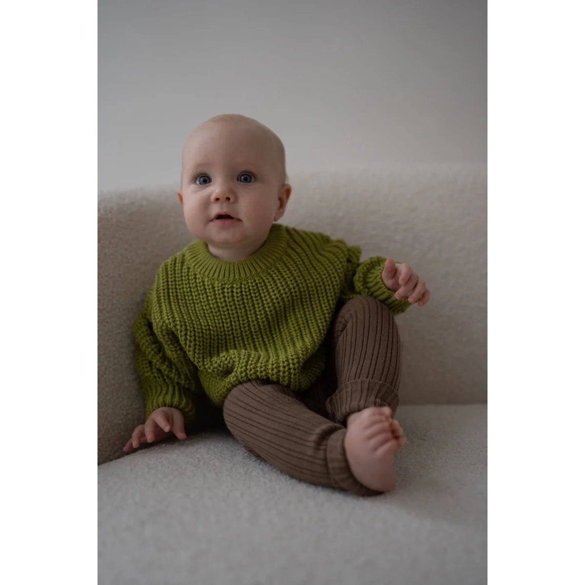 romi. Chunky Knit Sweater en Matcha