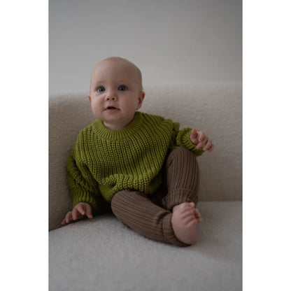 romi. Chunky Knit Sweater en Matcha