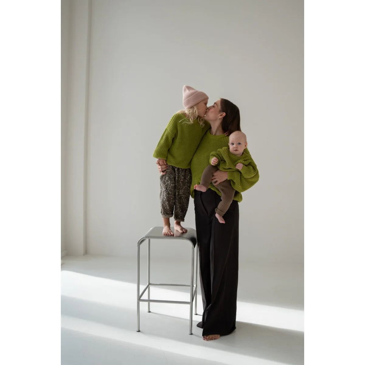 romi. Chunky Knit Sweater en Matcha
