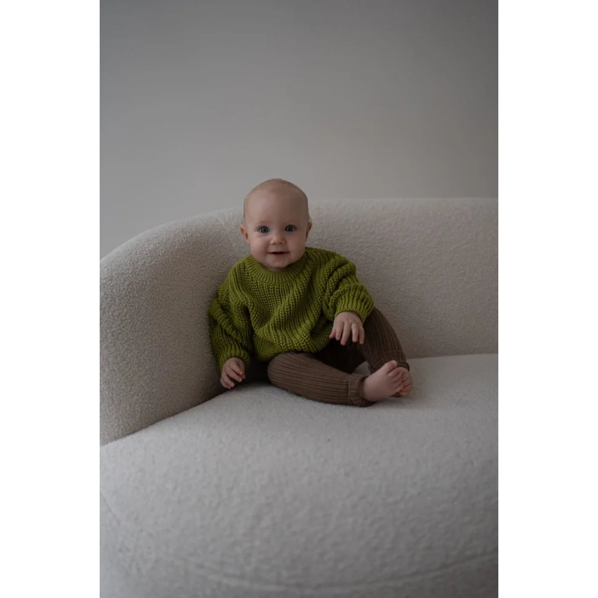romi. Chunky Knit Sweater en Matcha