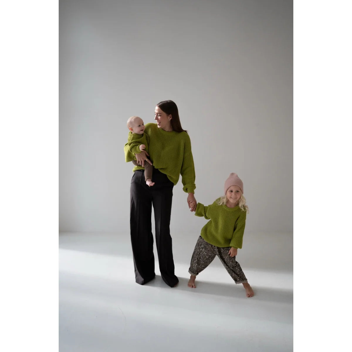 romi. Chunky Knit Sweater en Matcha
