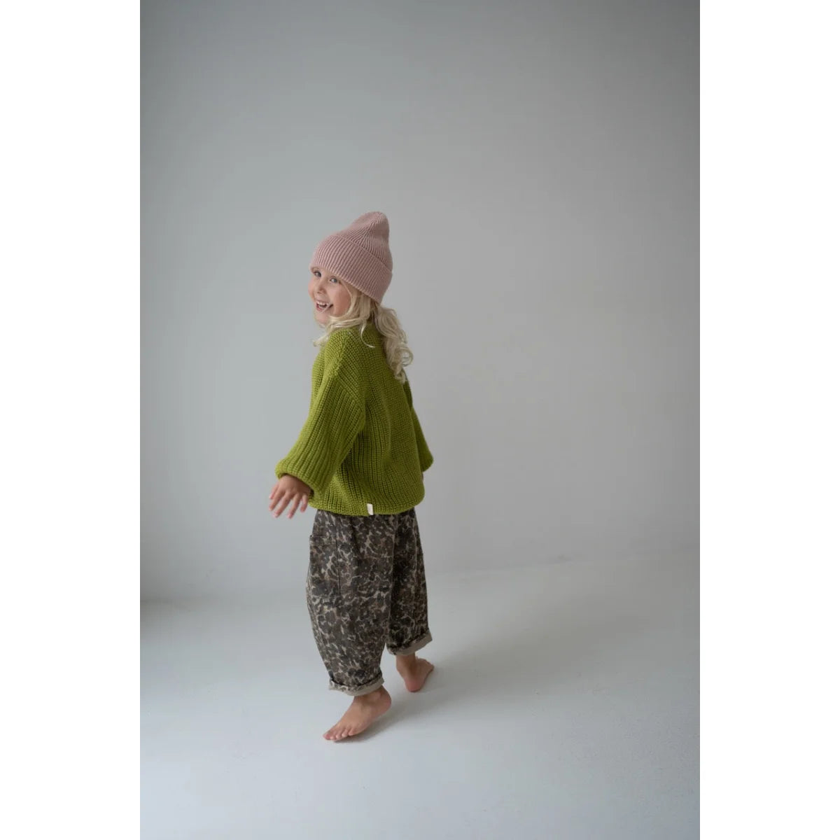 romi. Chunky Knit Sweater en Matcha