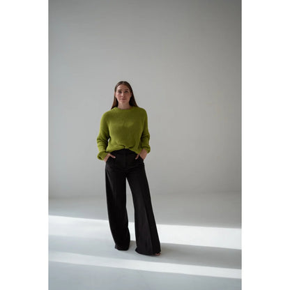romi. Chunky Knit Sweater en Matcha