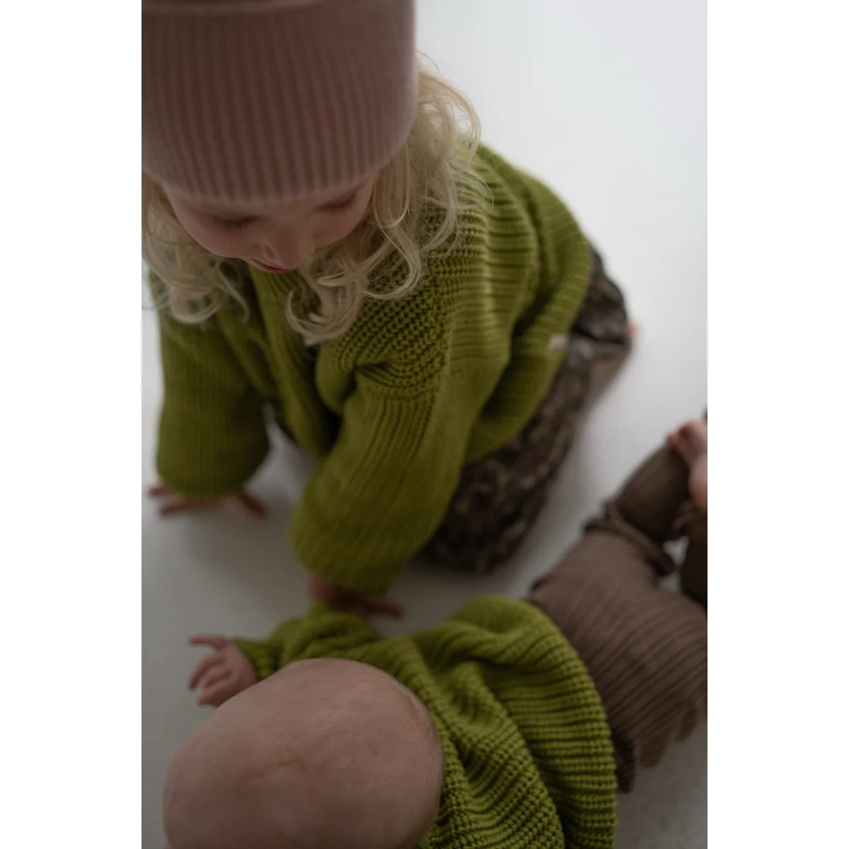 romi. Chunky Knit Sweater en Matcha