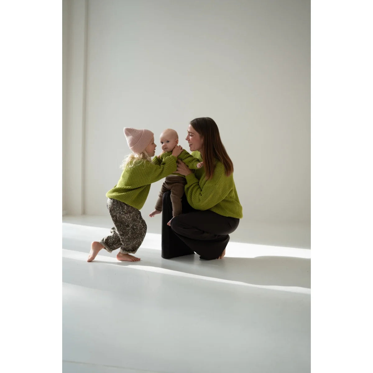 romi. Chunky Knit Sweater en Matcha