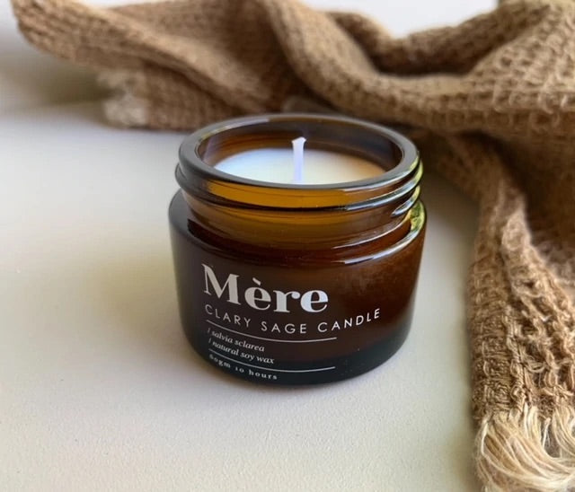 Mère Botanicals Clary Sage Kerze - Pflege