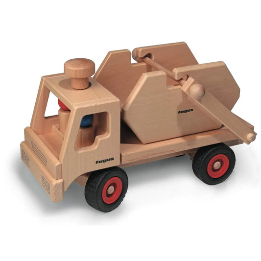 fagus Container-LKW aus Buchenholz mit abnehmbarem Container