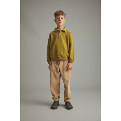 Cozmo Cordhose Salem in Stone aus breitem Bio-Baumwollcord