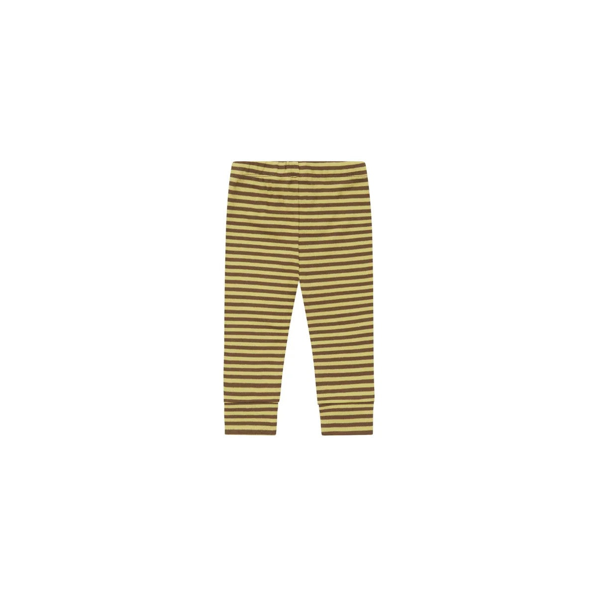 Organic Zoo Cuffed Leggings Chicory Stripes Bündchen