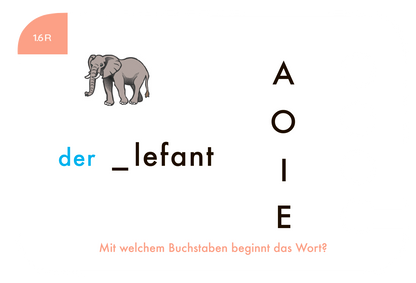 Lochkasten Kartensatz Anfangs- + Endbuchstaben vom Kölner Lernspielverlag - Detailansicht 3