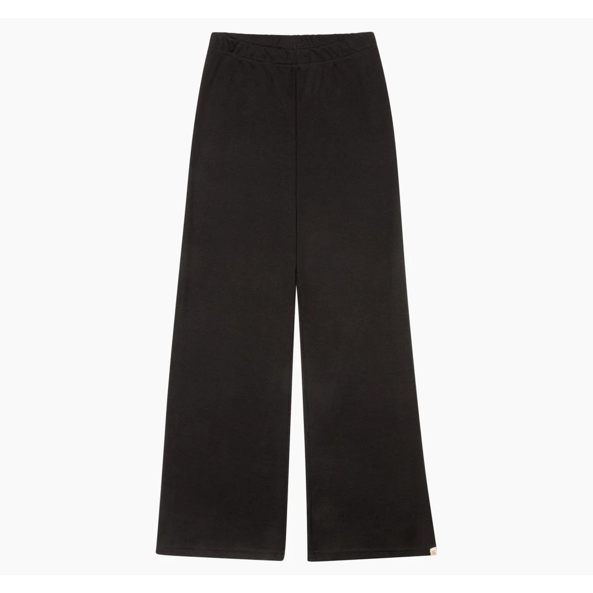 Engel Damen-Loungehose aus Merinowolle und Seide in Schwarz