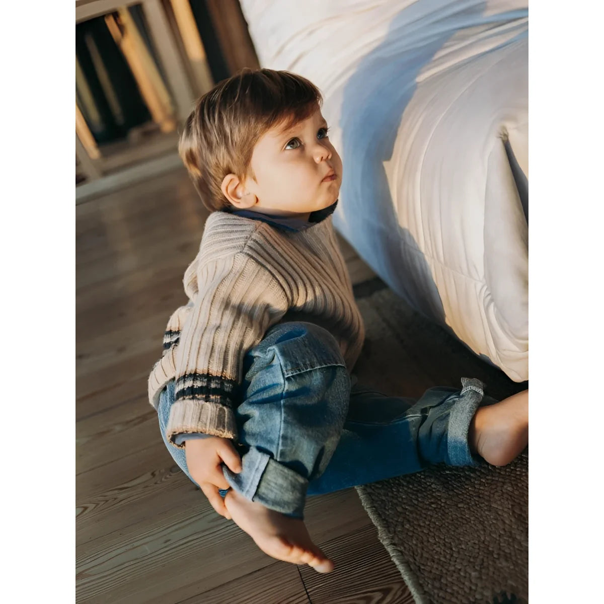 Snug Denim-Schlupfhose in Indigo – Ansicht 4
