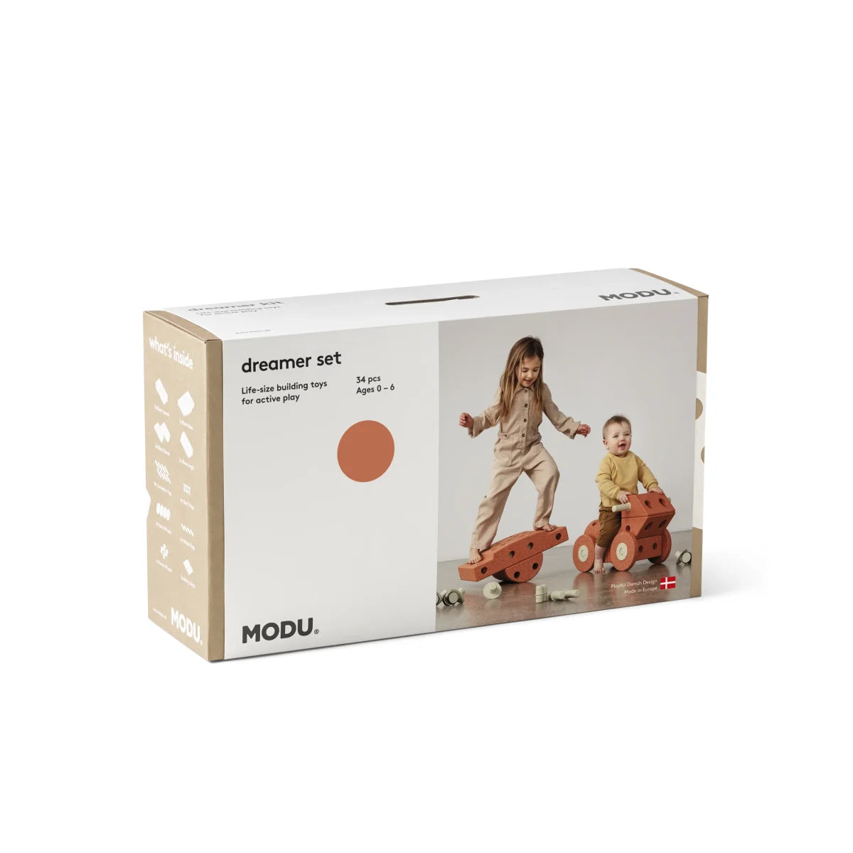 MODU Dreamer Set in Burnt Orange und Dusty Green