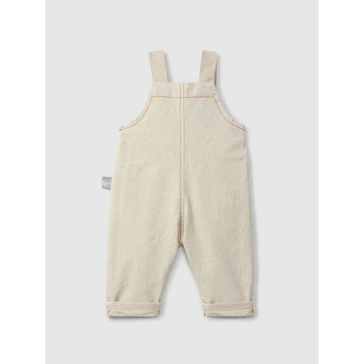 Natürliche Dungarees Organic-Style mit umklappbaren Beinabschlüssen