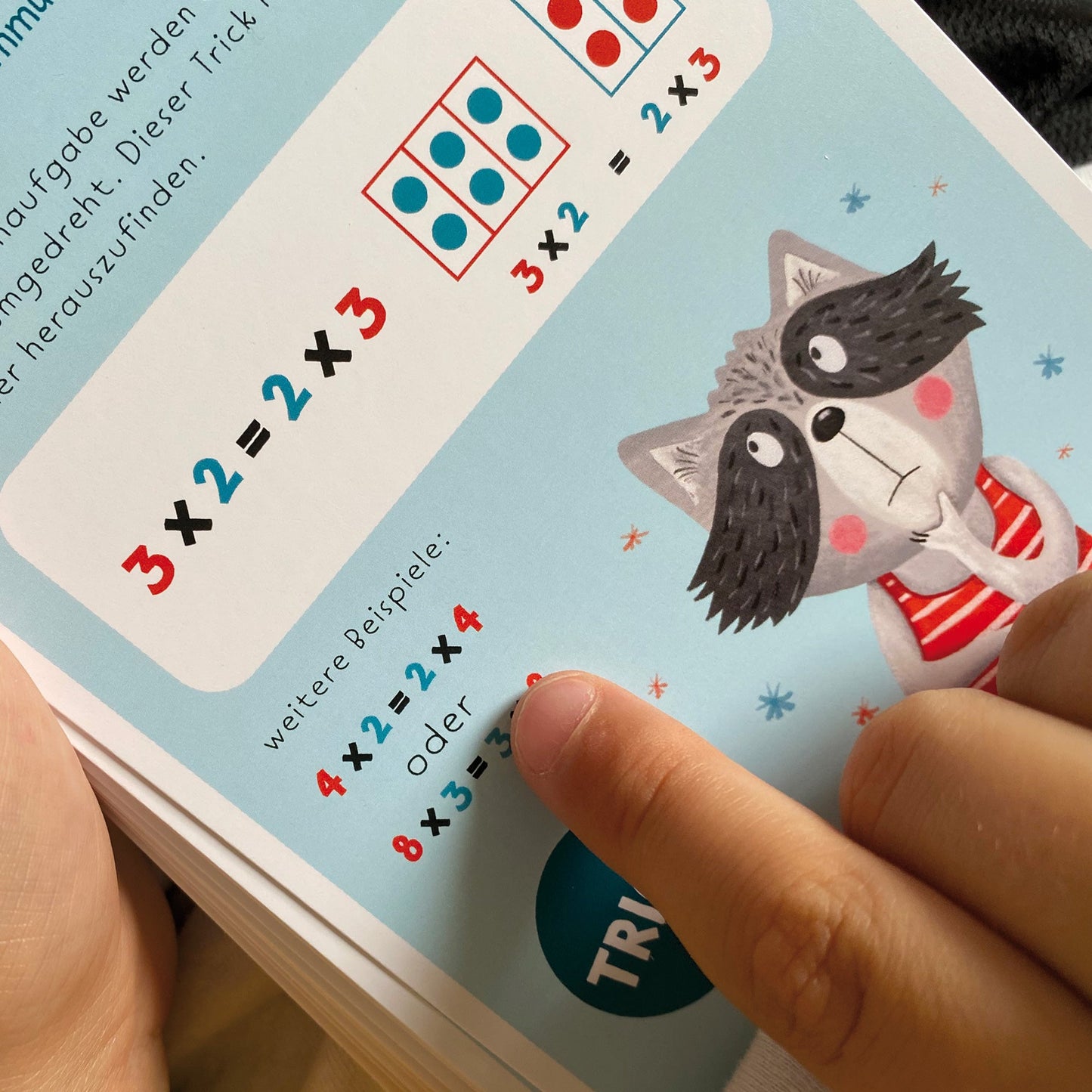 Einmaleins-Lernkarten mit Faltschachtel