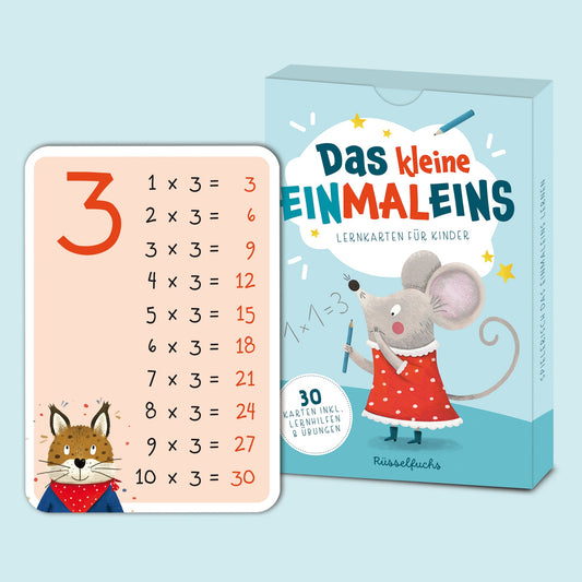 Rüsselfuchs Das kleine Einmaleins Lernkarten für Kinder