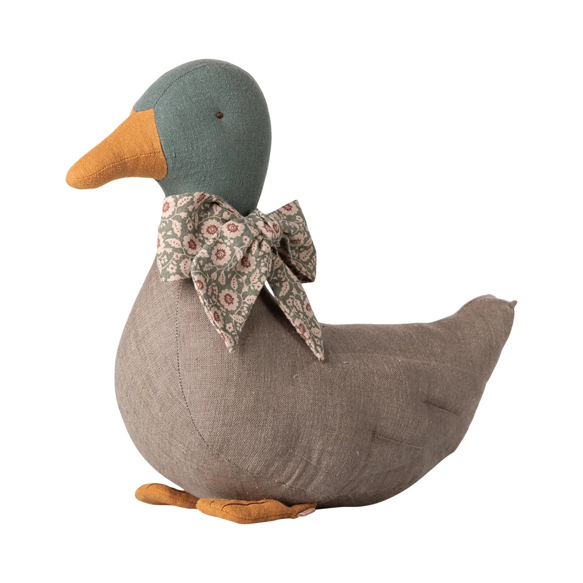 Maileg Ente mit Schleife Grau