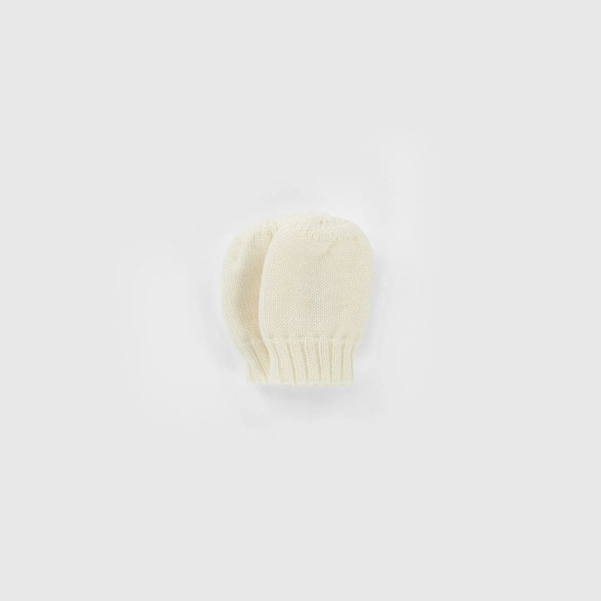 Kico Label Fäustlinge für Babys aus Merinowolle in Natur