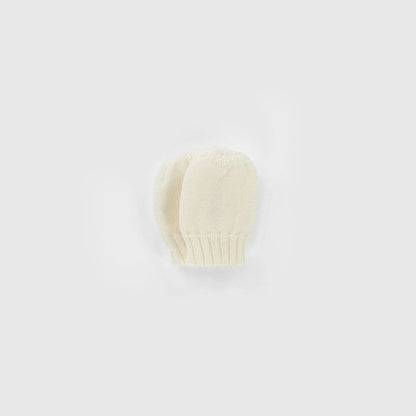 Kico Label Fäustlinge für Babys aus Merinowolle in Natur