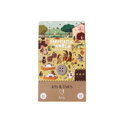 Farmtastic World Poster + Stickers von Londji