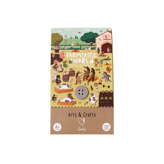 Farmtastic World Poster + Stickers von Londji
