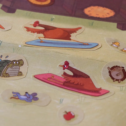Farmtastic World Poster + Stickers von Londji