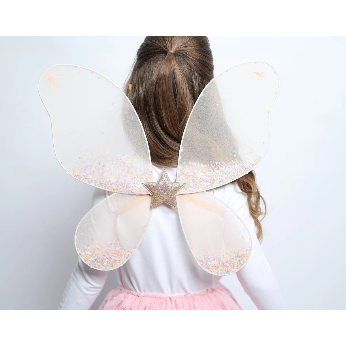 Transparente Schmetterlingsflügel Darcy mit Glitzerkonfetti und Sternclip, Billy loves Audrey