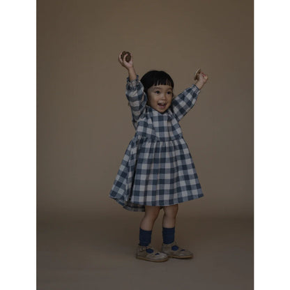 Field Dress | Fog Blue Gingham