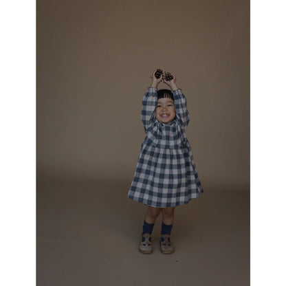 Field Dress | Fog Blue Gingham