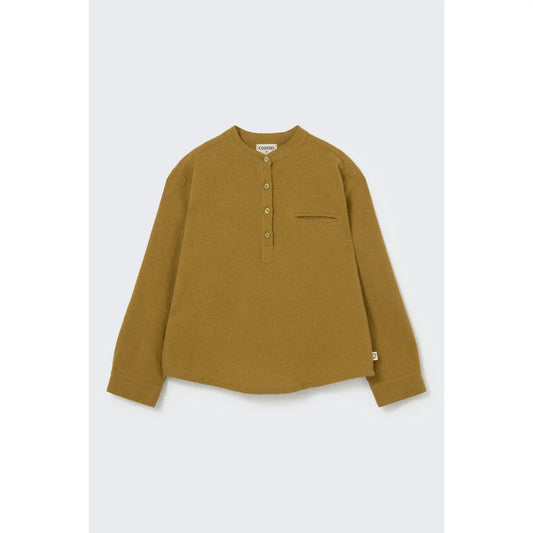 Cozmo Flanellhemd Jairo in Green aus strukturiertem Vichy-Flanell