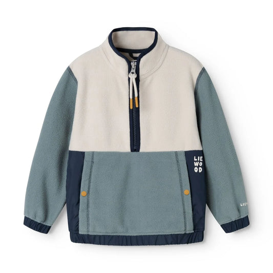 Fleece-Pullover mit Halfzip Wynn Classic navy mix