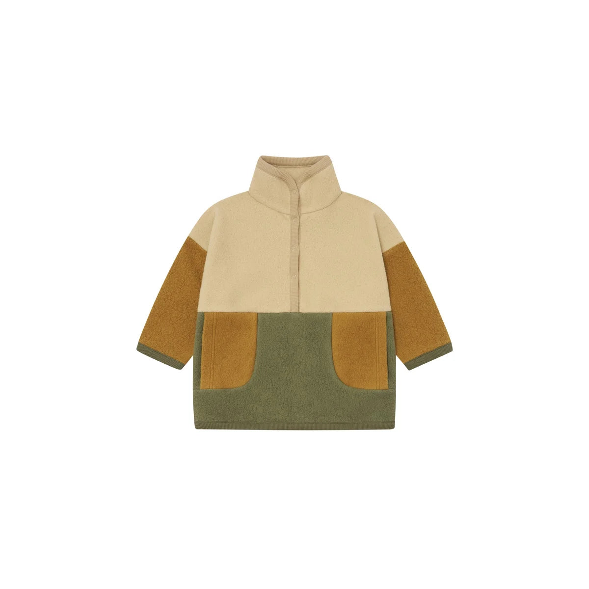 Fleece Sweater | Colour Block