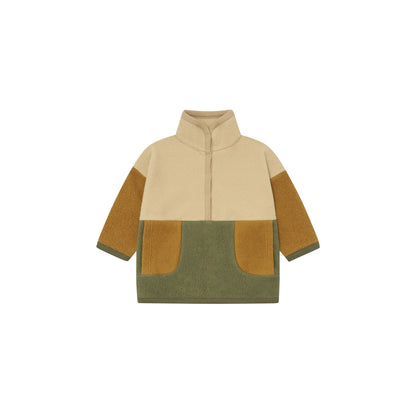 Fleece Sweater | Colour Block